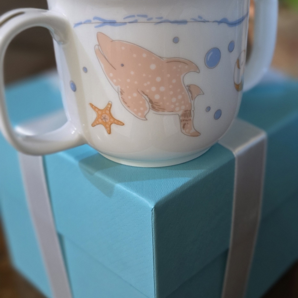 Tiffany & Co Tiny Sea Animals Double-handled Baby Cup - Picture 4 of 11